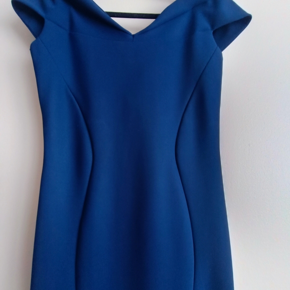 Chiara Boni La Petite Robe Mermaid Dress Navy Blue Size 48 (12) Prom Wedding - Picture 9 of 16